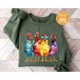 thumbnail image 1 of Chicken Sweatshirt: Farm Animal Lover Gift Tshirt All Size S-5XL, 1 of 5