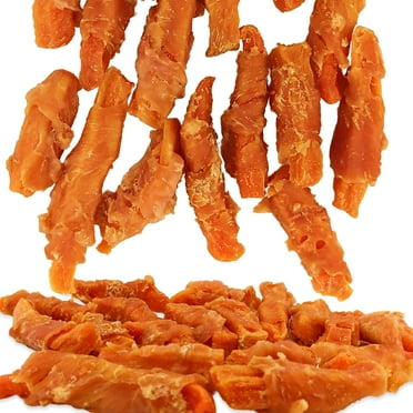 Chicken & Sweet Potato Jerky Wraps, Grain-Free Dog Snacks for Small Large Dogs, 10.6 oz