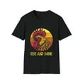thumbnail image 1 of Chicken T-Shirt, Rooster Tee, Rise And Shine T-Shirt, Country Farm Shirt, 1 of 3