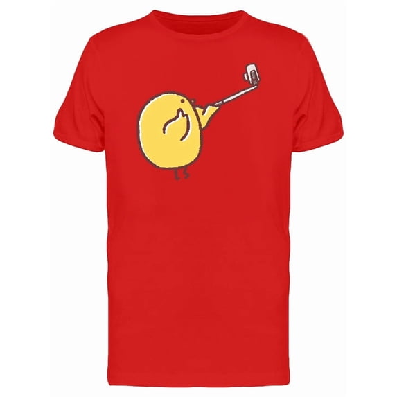 Chicken Taking A Selfie T-Shirt Men -Image by Shutterstock, Male XX-Large
