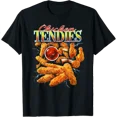 thumbnail image 1 of Chicken Tenders 90s Food Music Graphic T-Shirt All Size S-5XL, 1 of 4