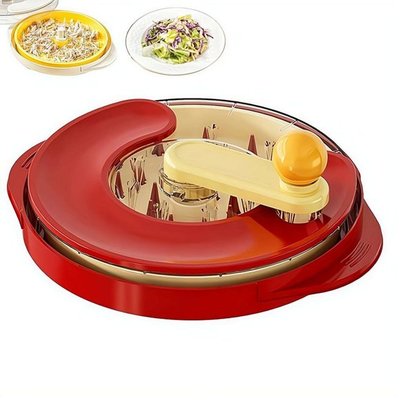 Chicken Tool Twist Meat Machine with Visible Lid for Chicken Breast Pulled Pork and Beef, Professional Meat Grinder with Ergonomic Handle and Anti-Slip Base, Best Gift for BBQ Lovers