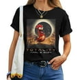 thumbnail image 1 of Chicken Total Solar Eclipse T-Shirt, Funny April 8 2024 Celestial Event Graphic Tee, Space Lover Poultry Farm Animal Humor Shirt, Eclipse Viewing Party Gift Top For Women Men, 1 of 3