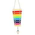 thumbnail image 1 of Chicken Toy Chicken Xylophone Toy Wooden Suspensible Hen Musical Toy with 8 Keys Coop Pecking Toy Hanging Feeder Toy for Chicken Bird Parrot Macaw Hens, 1 of 7