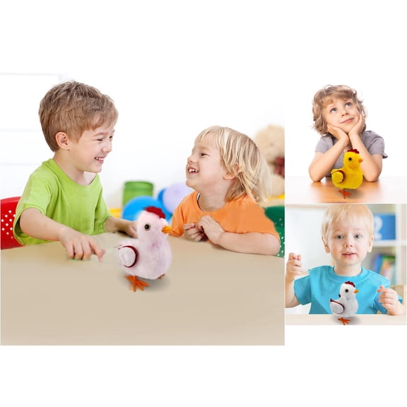 Chicken Toy Cute That Moves And Calls Interactive Soft Animal Walking Sounding