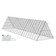 thumbnail image 1 of Chicken Tunnels, Chicken Tunnels for Yard, Portable Chicken Tunnels for Outside Easy Installation, Chicken Coop Run, Suitable for Chickens, Ducks, Rabbits 118.1 x 28 x 24.2 inch (LxWxH), 1 of 10