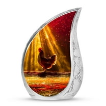 Chicken Urn - Keepsake Urns For Human Ashes - Urns For Human Ashes Adult Man - Small Urns For Human Ashes - Urns For Human Ashes Adult Female - Burial Urns For Adult Human Ashes - 3 Inch 1 Pcs