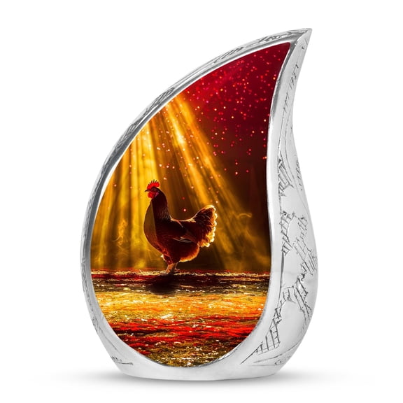 Chicken Urn - Keepsake Urns For Human Ashes - Urns For Human Ashes Adult Man - Small Urns For Human Ashes - Urns For Human Ashes Adult Female - Burial Urns For Adult Human Ashes - 3 Inch 1 Pcs