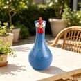 thumbnail image 1 of Chicken Vase for Flowers, 7.9in Long Neck Colorful Dot Resin Flower Holder, Whimsical Animal Figurine Holds Small Bouquets for Farmhouse Tabletop, Shelf and Living‑Room Home Decoration, 1 of 5
