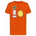 thumbnail image 1 of Chicken Waiting For Bus, Cartoon Tee Men's -Image by Shutterstock, 1 of 1