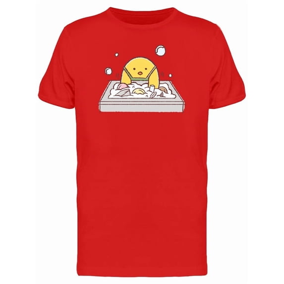 Chicken Washing The Dishes Tee Men's -Image by Shutterstock