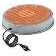 thumbnail image 1 of Chicken Water Heater Poultry Waterer Heated Base Metal Winter Deicer Chicken Drinking Heater Winter Deicer Heated Base, Pet Water Heater for Metal Poultry Founts, 1 of 8
