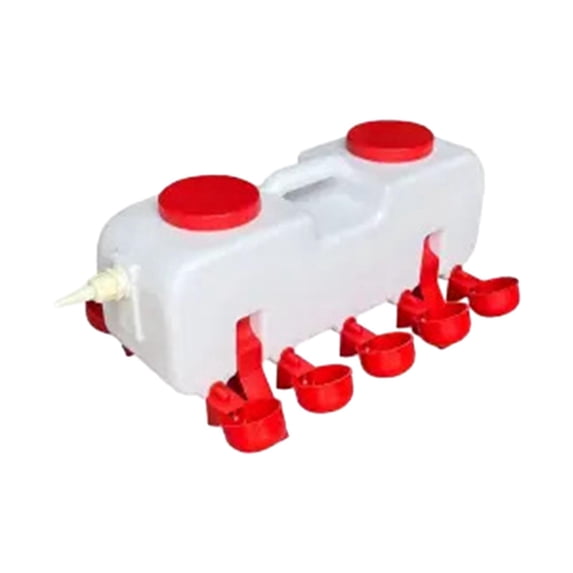 Chicken Waterer Cups Poultry Drinking Bowl Easy Installation Watering Drinker System Chicken Drinker Cup Water Cups for Quail, Duck, Goose automatic S