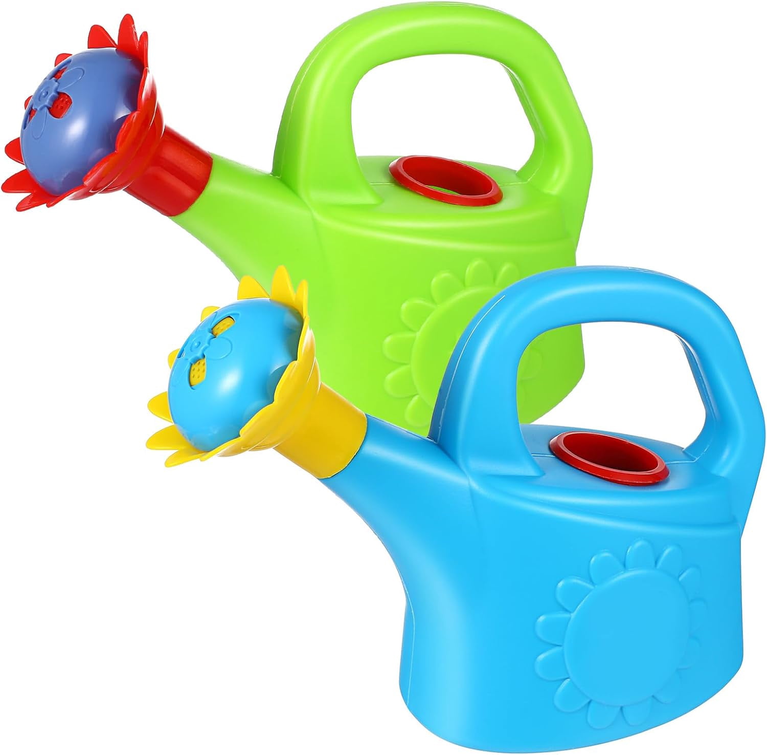 Chicken Watering Cans, Plastic Can Kids Beach Toys, 2 Pieces (Random Color)