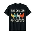 thumbnail image 1 of Chicken Whisperer Farmer Retro T-Shirt, 1 of 5