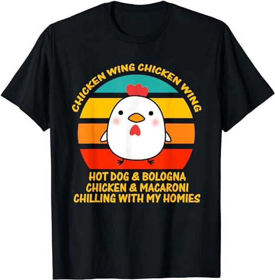 Chicken Wing Chicken Wing Hot Dog and Bologna Kids Toddlers TShirt