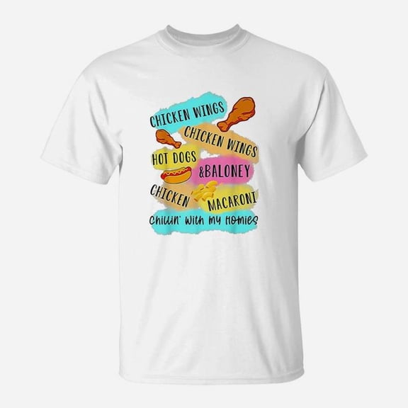 Chicken Wing Hot Dog And Baloney Homies Chillin Meme TShirt