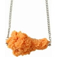 thumbnail image 1 of Chicken Wing Necklace,Ugly Necklace for Womenchicken Wing,Imitation Food Nugget Fried Pendant Themed Gifts Jewelry, 1 of 8