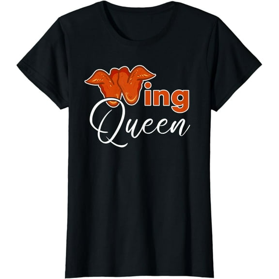 Chicken Wing Shirt Funny Wing Queen Fried Chicken T-Shirt