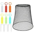 thumbnail image 1 of Chicken Wire Cloche Plant Covers, 9inch Metal Plant Protector Domes, Heavy-Duty Garden Netting to Keep Rabbits, Squirrels, Birds & Other Small Animals, 1 of 7
