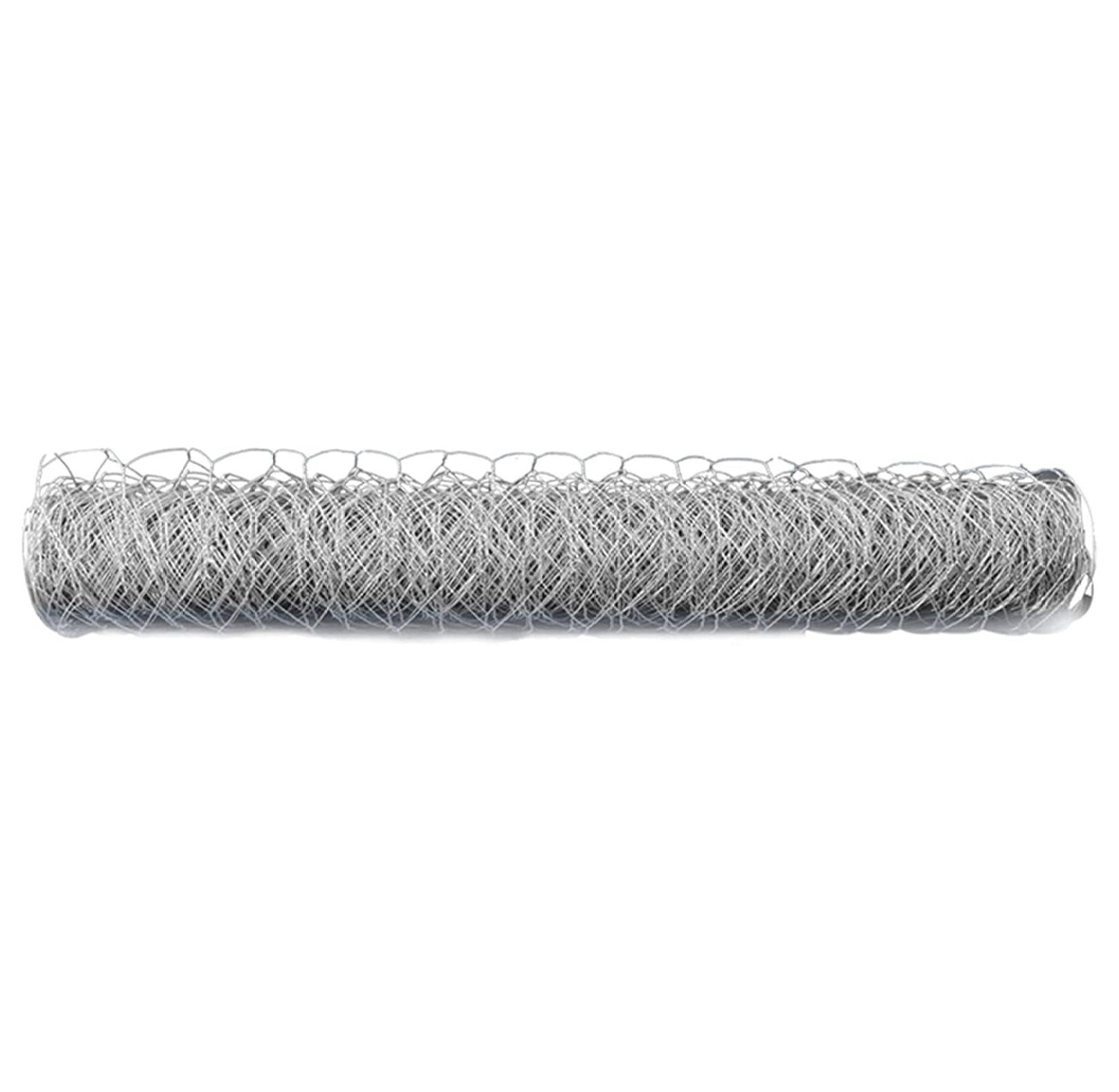Chicken Wire Fencing, 6ft x 150ft Hexagonal Galvanized Chicken Wire Mesh Fence 2 Inch Mesh Fence Poultry Netting Animal Barrier for Projects Gardening Chicken Coop Rabbit Pet