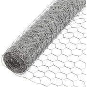 Chicken Wire Netting Galvanized Wire Mesh Hexagonal for Poultry Garden Fencing Barrier 6FTx150FT