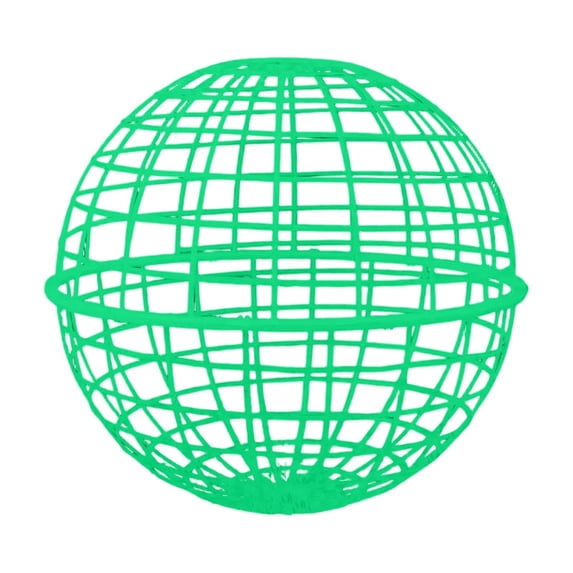 Chicken Wire, Rolling Chicken Coop Ball, Mesh, Round Portable Poultry Housing, Chicken Orb Ball CagetoFree Range, Green 20 In, 1 Pc
