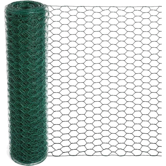 Chicken Wire for Floral Arrangements, 15.7 x 157 Inches, Green