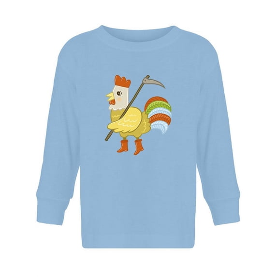 Chicken With A Tool Long Sleeve Toddler -Image by Shutterstock, 5 Toddler