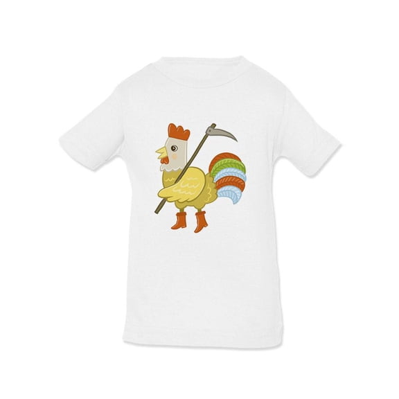 Chicken With A Tool T-Shirt Infant -Image by Shutterstock,  6 Months