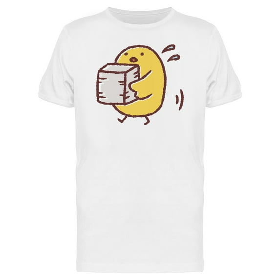 Chicken With Document Papers T-Shirt Men -Image by Shutterstock, Male Medium