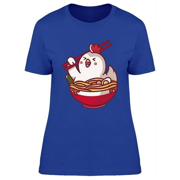 Chicken With Ramen T-Shirt Women -Image by Shutterstock, Female x-Large