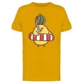thumbnail image 1 of Chicken With Swimming Style T-Shirt Men -Image by Shutterstock, Male Medium, 1 of 2