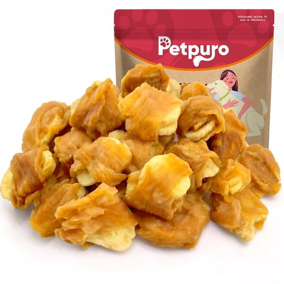 Petpuro Chicken Wrapped Banana Treats, Grain-Free Chewy Dog Snacks for Small Medium Dogs, 10.6 oz