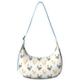 Chicken and Egg Cartoon Crescent Crossbody Bag for Women Mens Cute Chicken and Egg Cartoon Crescent Crossbody Bag for Women Mens Cute