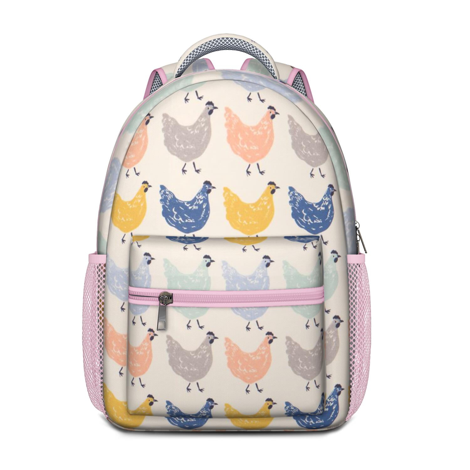 Nakgn Animal Print Backpack - Harajuku Style Book Bag For Teens, School, Travel