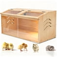 thumbnail image 1 of Chicken brooder Box,Chick brooder,brooder Box for Chicks,Small Chicken coop,Baby Chicken Supplies,Chick brooder Box,Quail cage,Quail coop,Measures Approximately 31.5 X 15.7 X 15.7 inches, 1 of 6