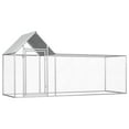 Chicken coop 3x1x1,5 m galvanized steel