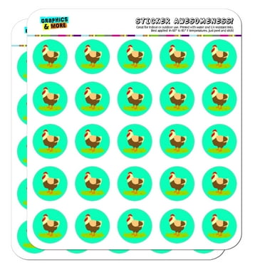 Chicken in Profile Planner Calendar Scrapbooking Crafting Stickers