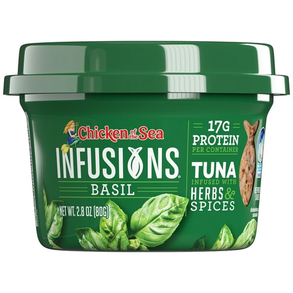 Chicken of the Sea Infusions Basil Tuna 2.8 oz Cup