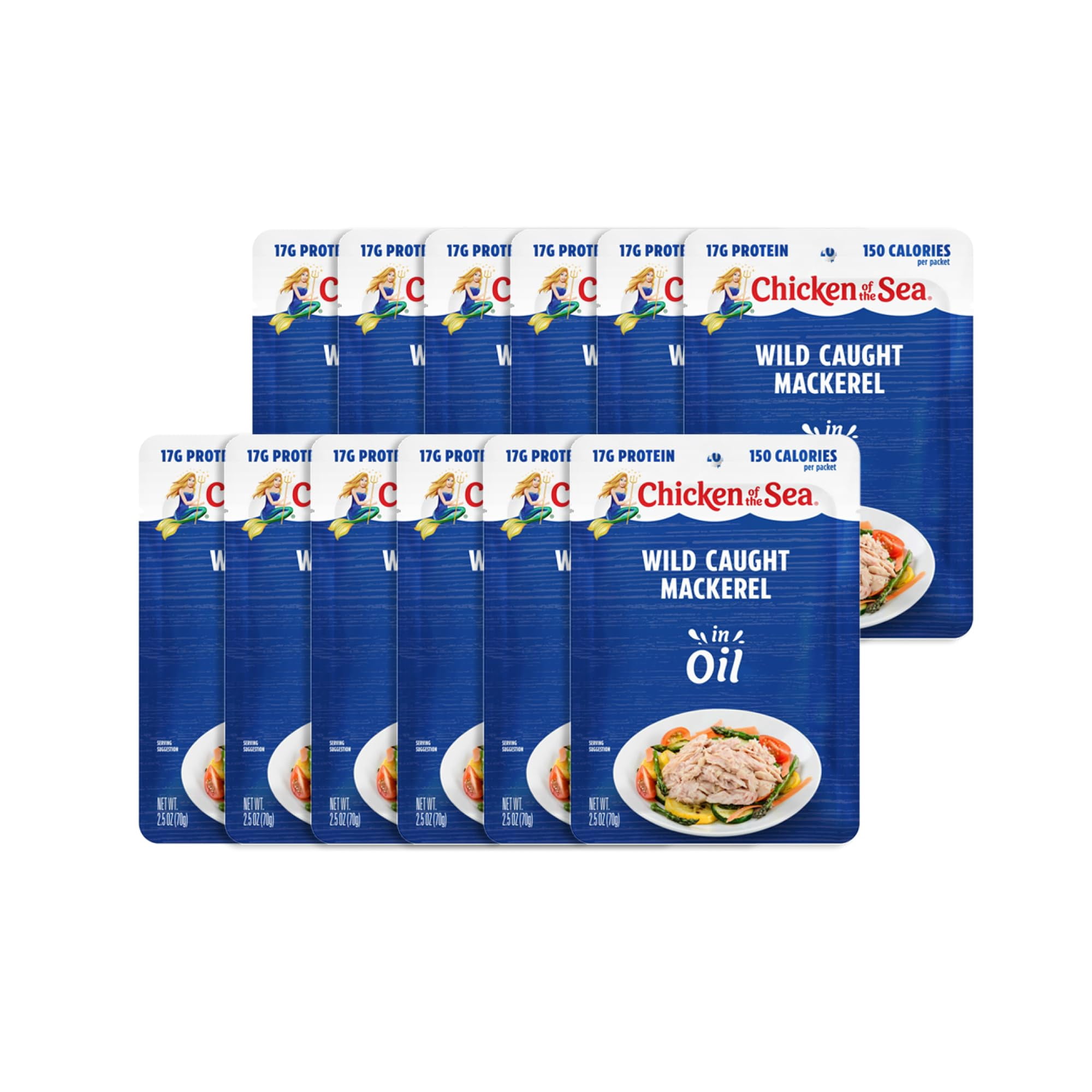 777 Brand Mackerel In Oil - Pack Of 10 Cans (15 Oz Each), Premium Canned Fish - View #3
