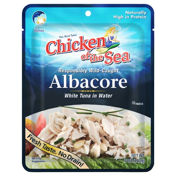 Chicken of the Sea Wild Caught Albacore Tuna in Spring Water Packet 5 oz
