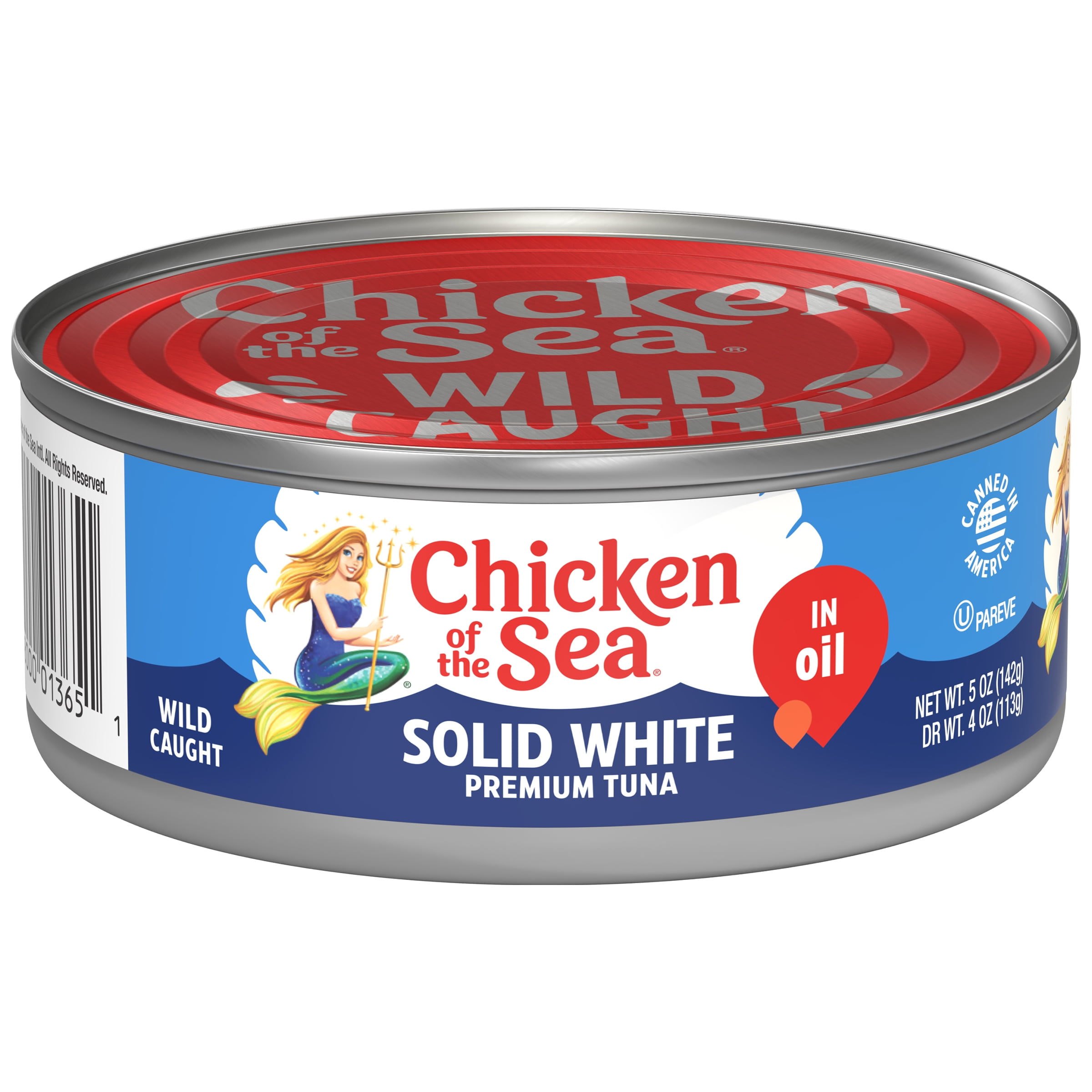 Chicken of the Sea Solid White Premium Albacore Tuna in Oil 5 oz