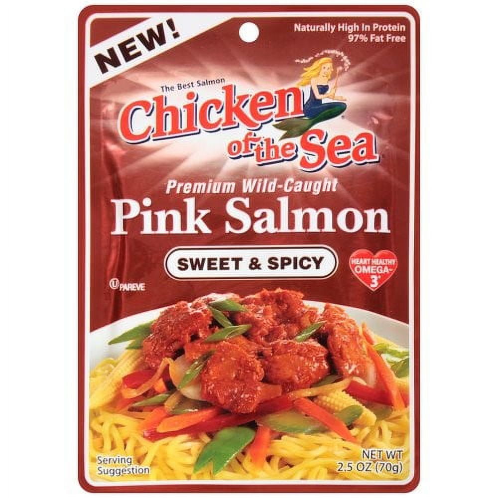 Chicken of the Sea Sweet & Spicy Pink Salmon, 2.5 oz Pouch - Walmart.com
