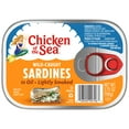 thumbnail image 1 of Chicken of the Sea Wild Caught Sardines in Oil, Lightly Smoked 3.75 oz, 1 of 7