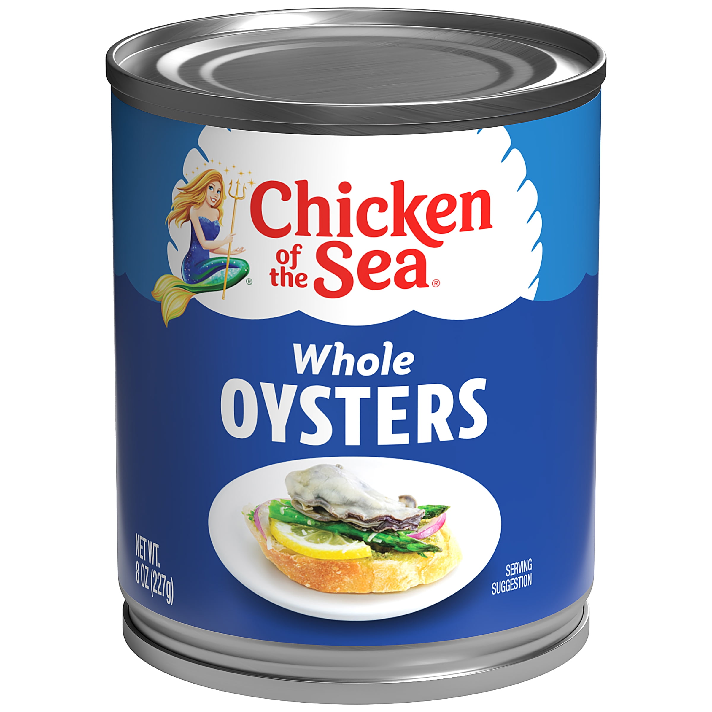(6 pack) Chicken of the Sea Whole Oysters, 8 oz Can