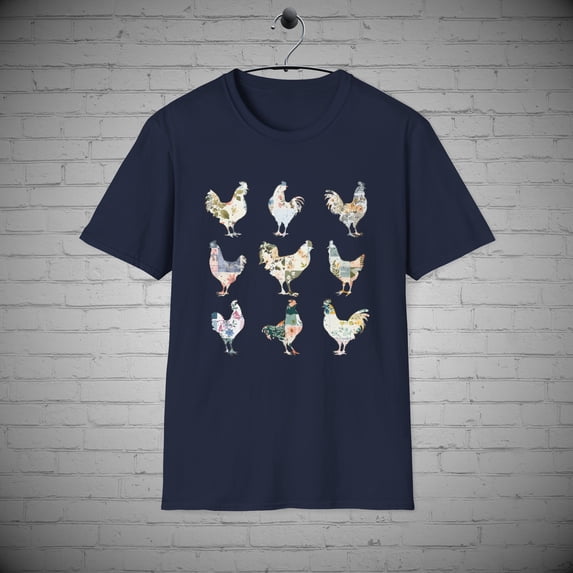 Chicken t-shirt, Rooster tee, Farm animal tee, Country tee, Chicken Gift