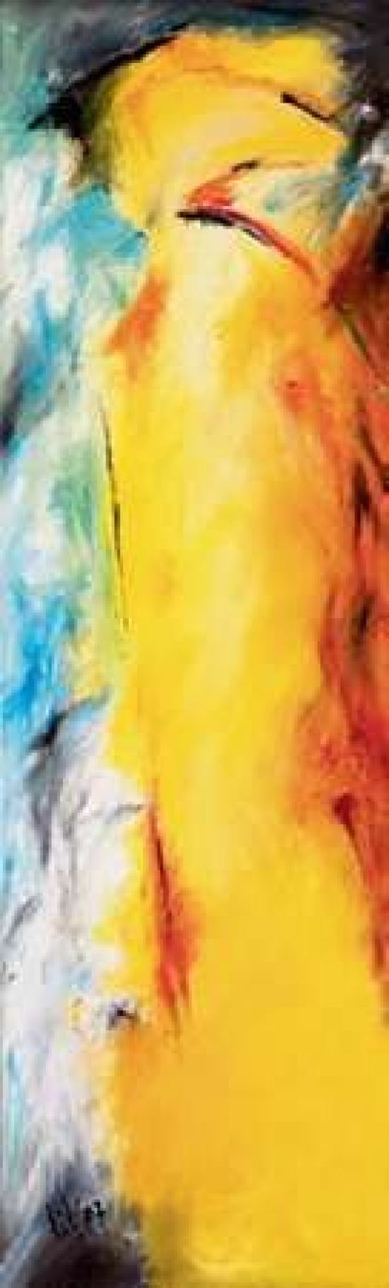 Chicken talk I Canvas Art - Tilly Gerbecks (8 x 24)