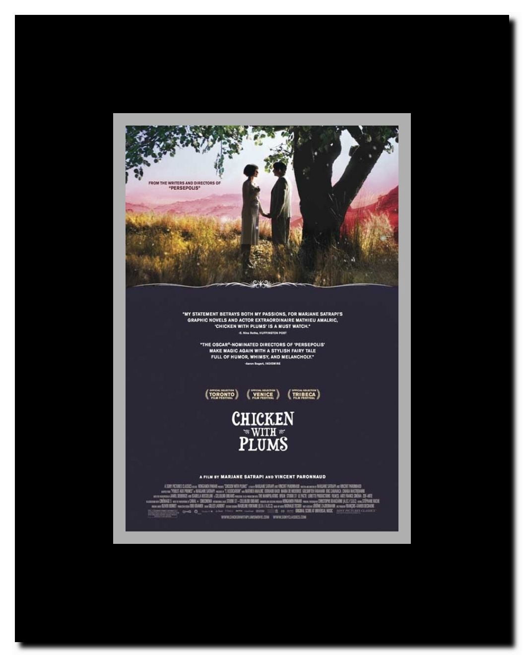 Chicken with Plums Framed Movie Poster
