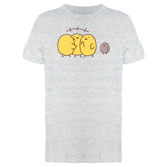 Chickens And Baby Chick Out T-Shirt Men -Image by Shutterstock, Male Large